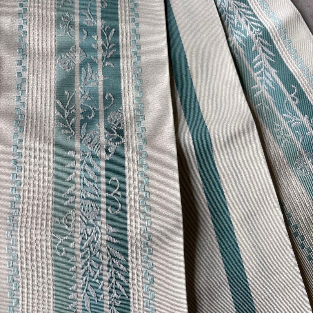 OB91本場筑前博多織　小袋帯　(半幅帯) 椿　本袋　正絹　新品