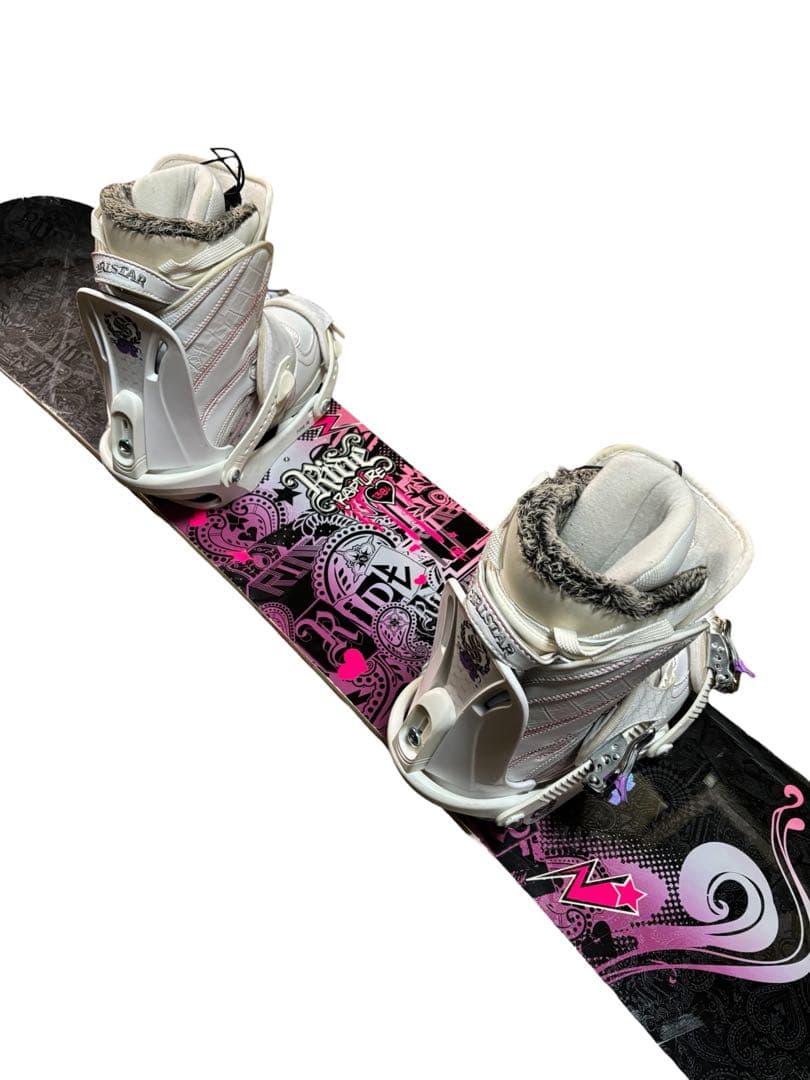 レディース バイン付 スノーボード 138cm 3点セット BOAブーツ24cm