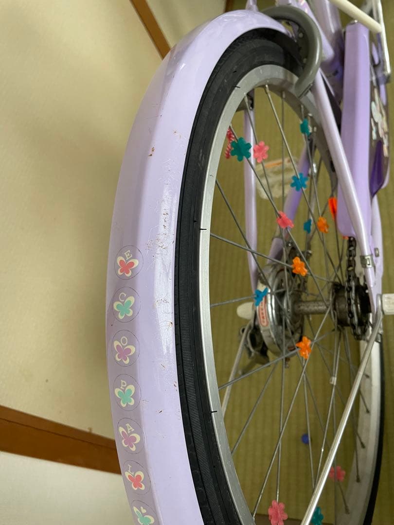 引取り限定　ブリヂストン　エコバル　子供自転車　22インチ　変速なし　ベランダー