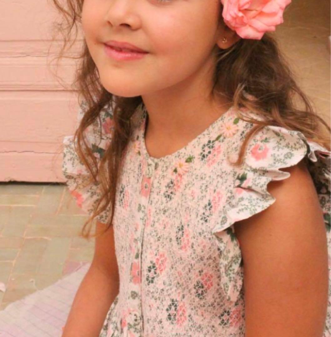 bonjour diary★2024ss新品★ワンピース★8Y