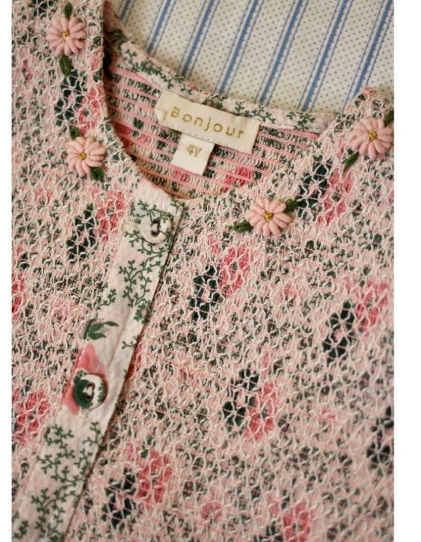 bonjour diary★2024ss新品★ワンピース★8Y