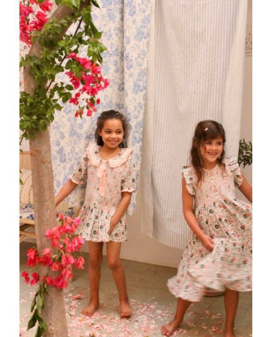 bonjour diary★2024ss新品★ワンピース★8Y