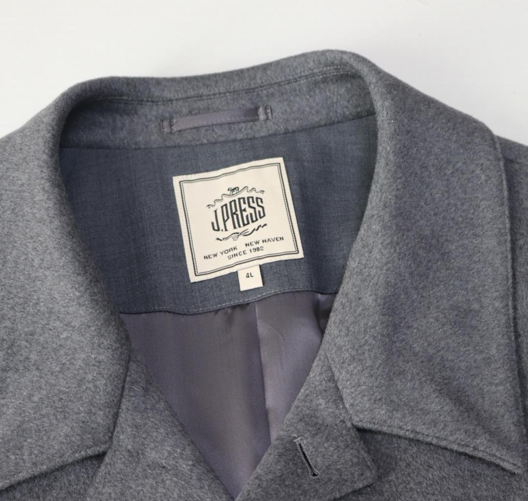 93,500円新品タグ付き【ジェイプレス】定番ウールカシミア コート 4L