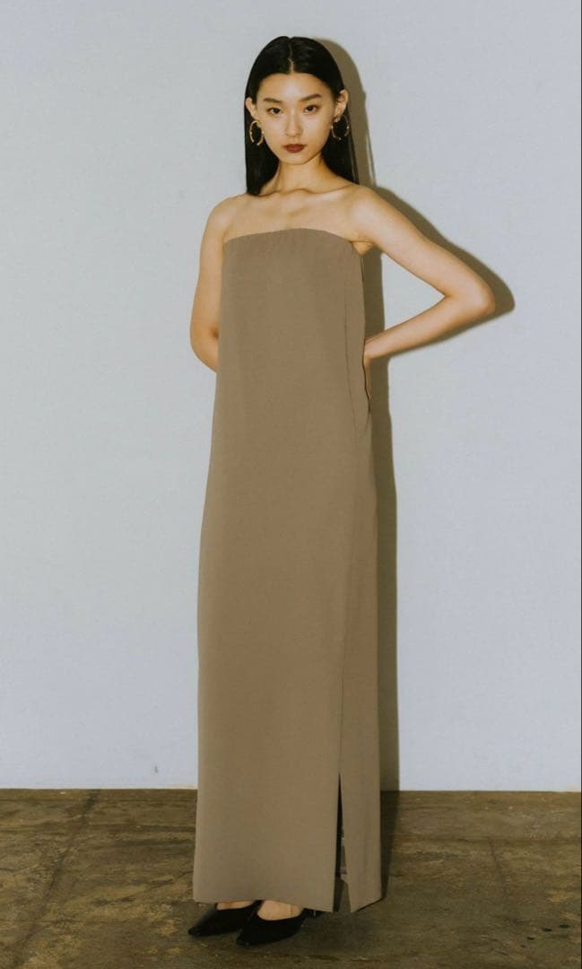 ANDRÉSD back sheer gilet setup dress