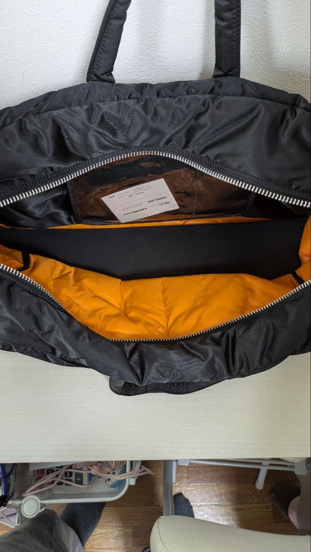 PORTER ブラックボストンバッグ