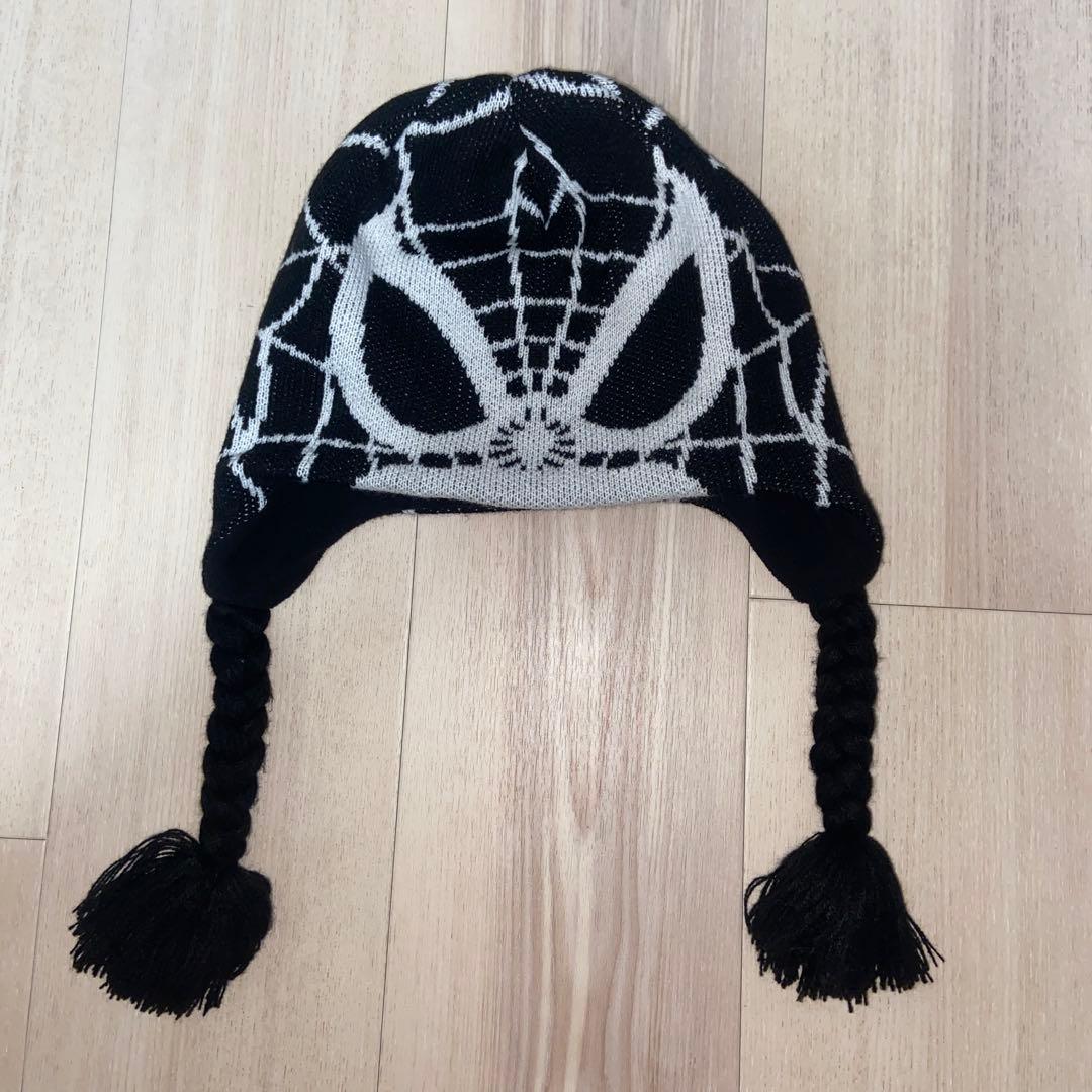 fuckthisindustry スパイダーマン　ビーニー　黒