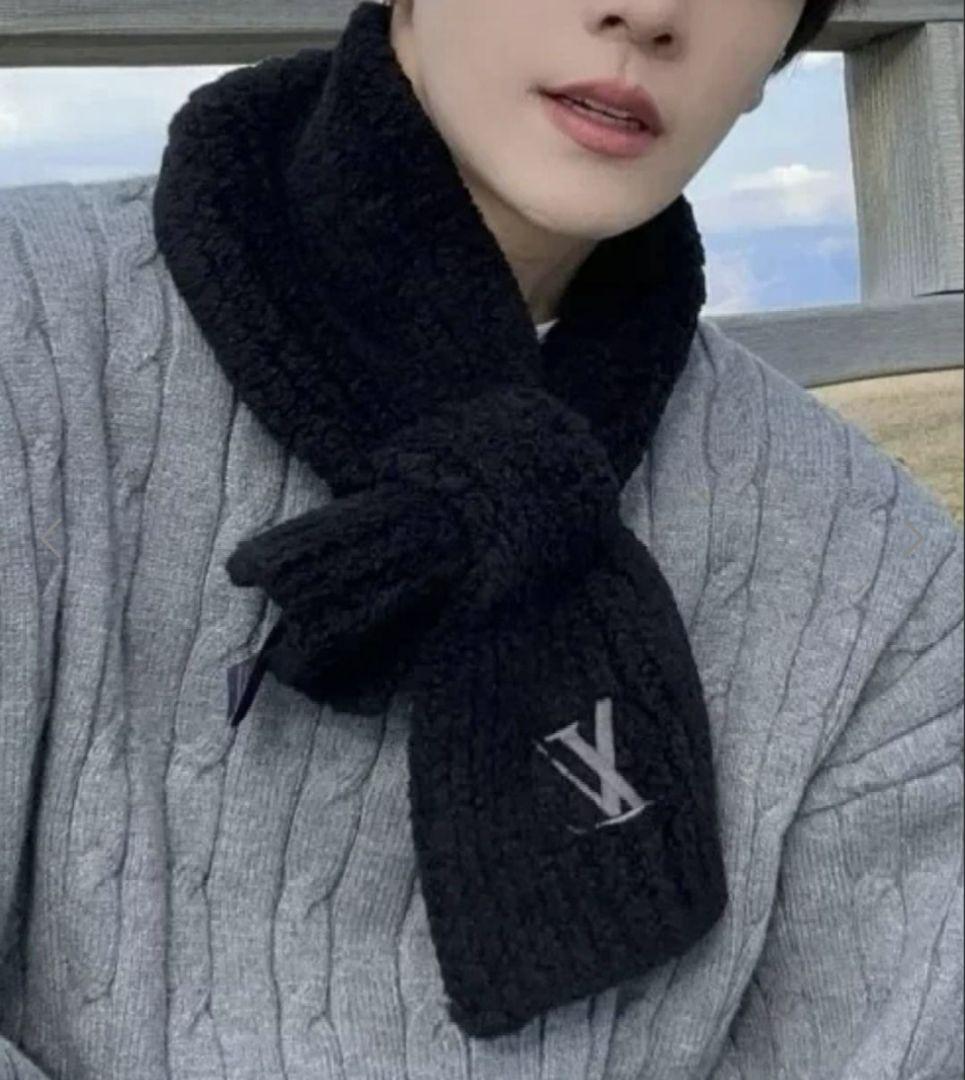 Louis Vuitton ミニコンフィ マフラー ブラック