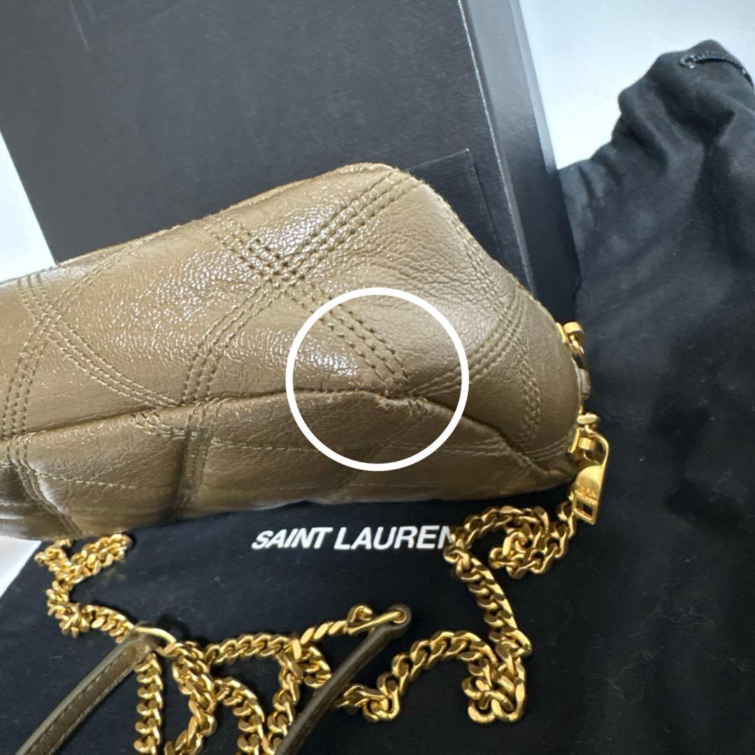 SAINT LAURENT サンローラン ダブルジップポーチ