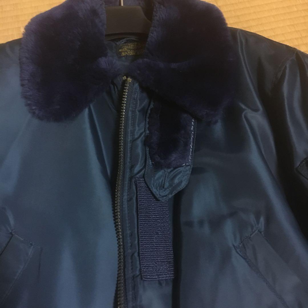 silver stone Bー15C ネイビー　モンローフライトジャケット