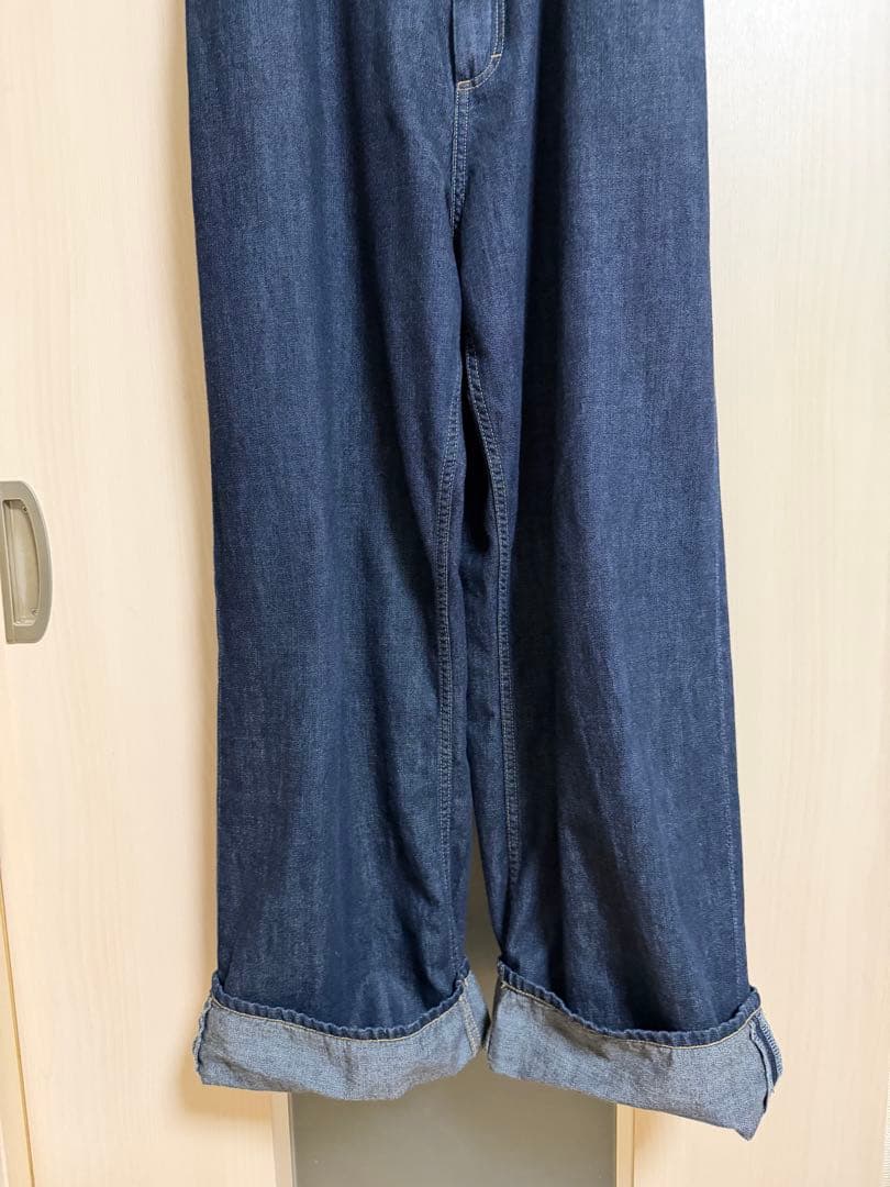 PON 　FRAMeWORK PAYDAY サスペンダー付きデニム