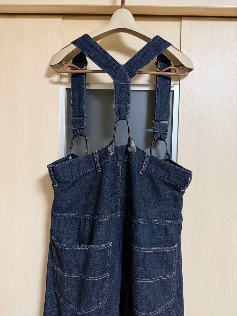 PON 　FRAMeWORK PAYDAY サスペンダー付きデニム