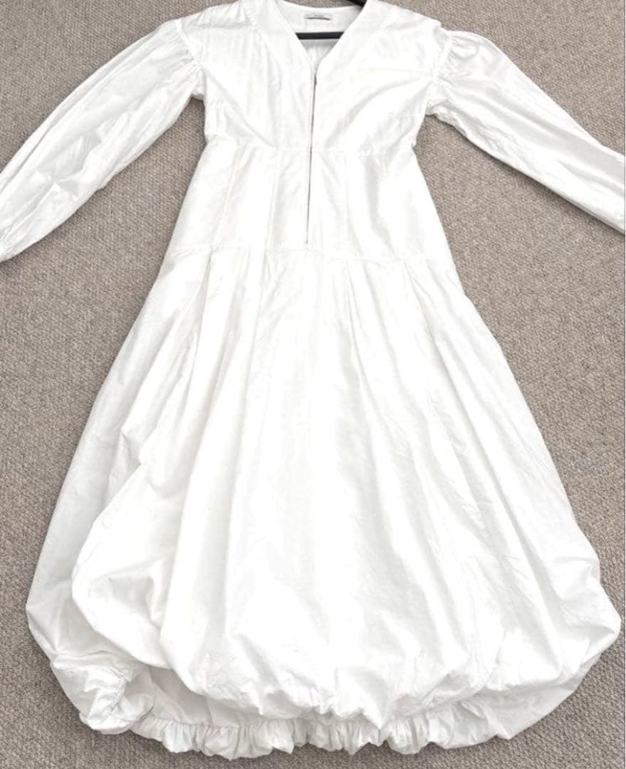 ワンピース CLANE FRONT ZIP BALLOON ONEPIECE