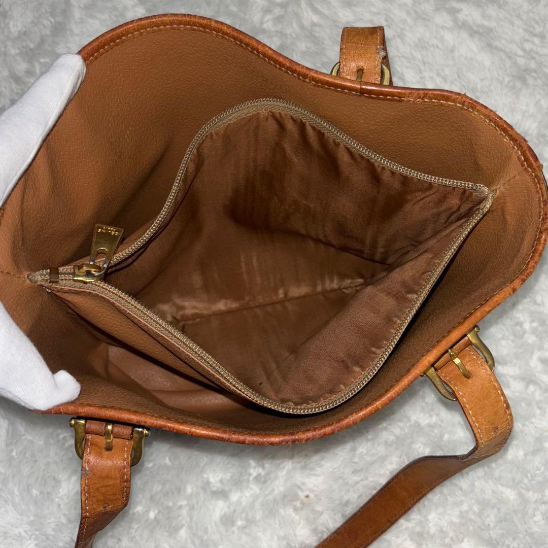 CELINE セリーヌ MC96トートバッグ マカダム 肩掛け ダークブラウン