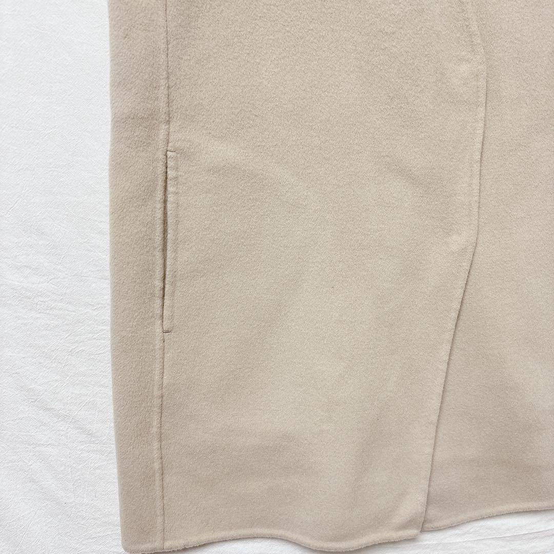 イエナ◆ジレ ベスト ベージュ ウール100％ Vネック レイヤード 大人女子