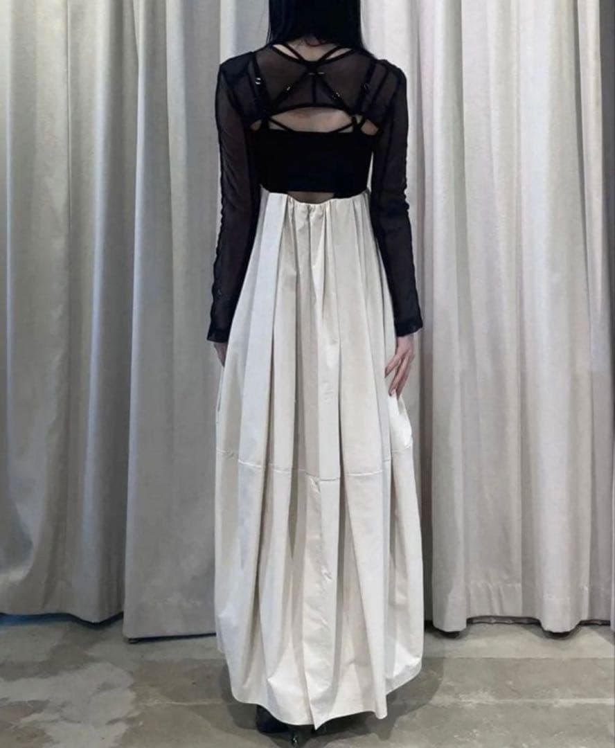 美品PRANK PROJECT　Cup in Cami Dress　Sアイボリー