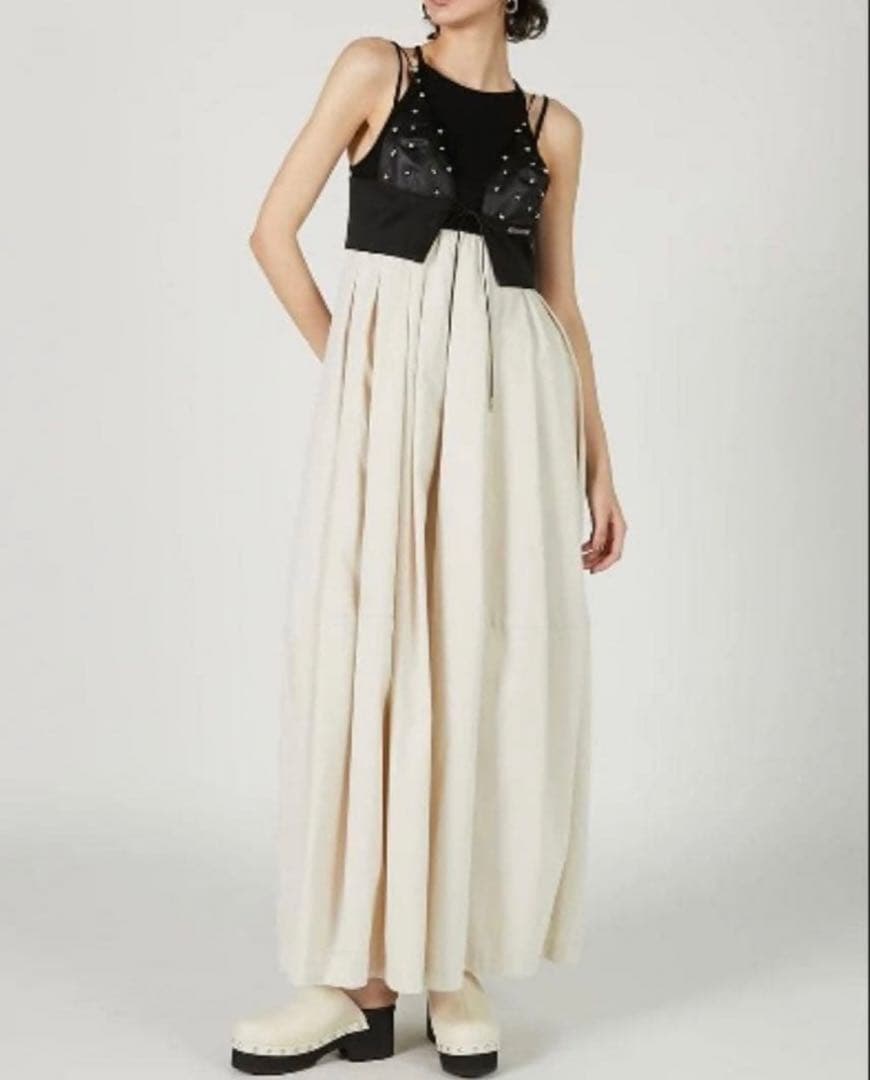 美品PRANK PROJECT　Cup in Cami Dress　Sアイボリー