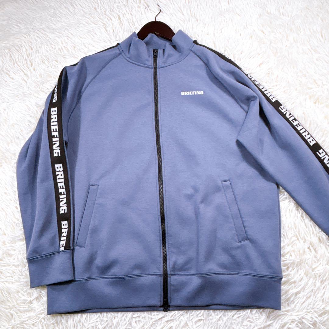 【希少⭐️美品⭐️サイズXL】ブリーフィングゴルフ　ブルゾン　ジャケット　サイドロゴ