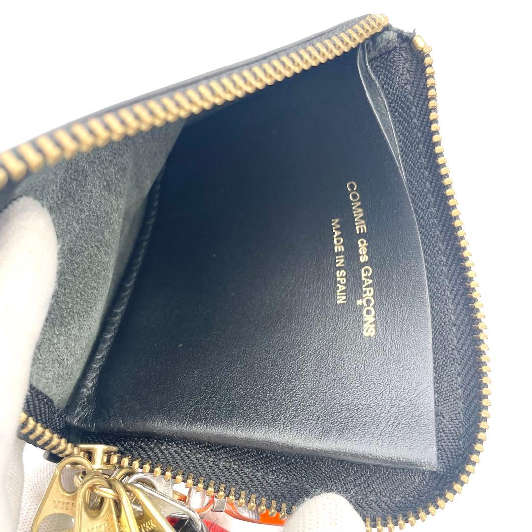 コムデギャルソン　ミニ財布　レザー　ブラック　 管理番号【b155】