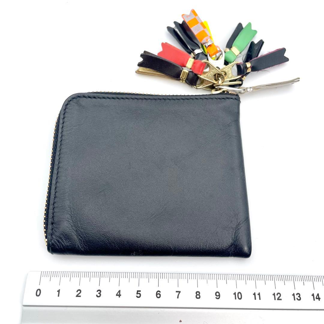 コムデギャルソン　ミニ財布　レザー　ブラック　 管理番号【b155】