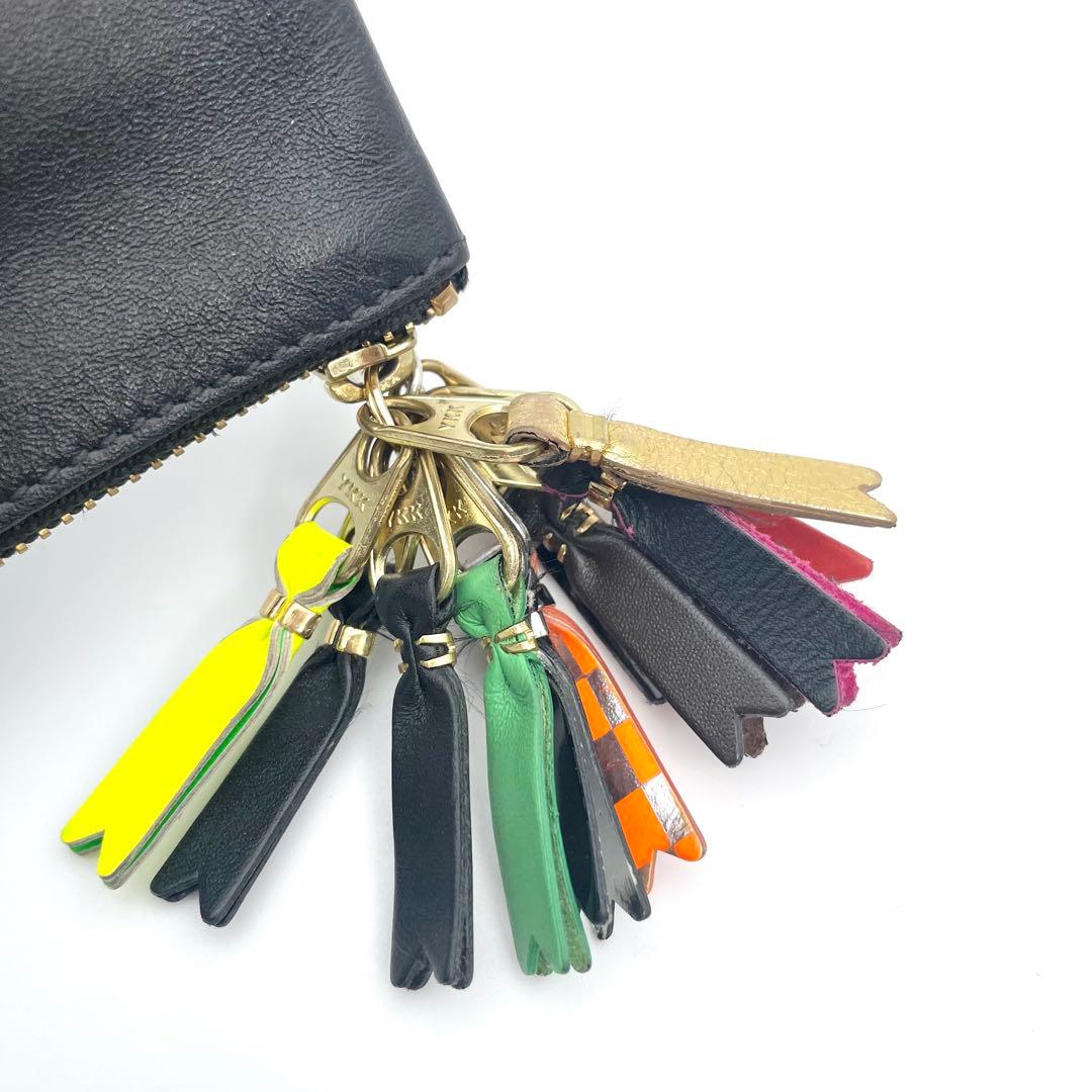 コムデギャルソン　ミニ財布　レザー　ブラック　 管理番号【b155】