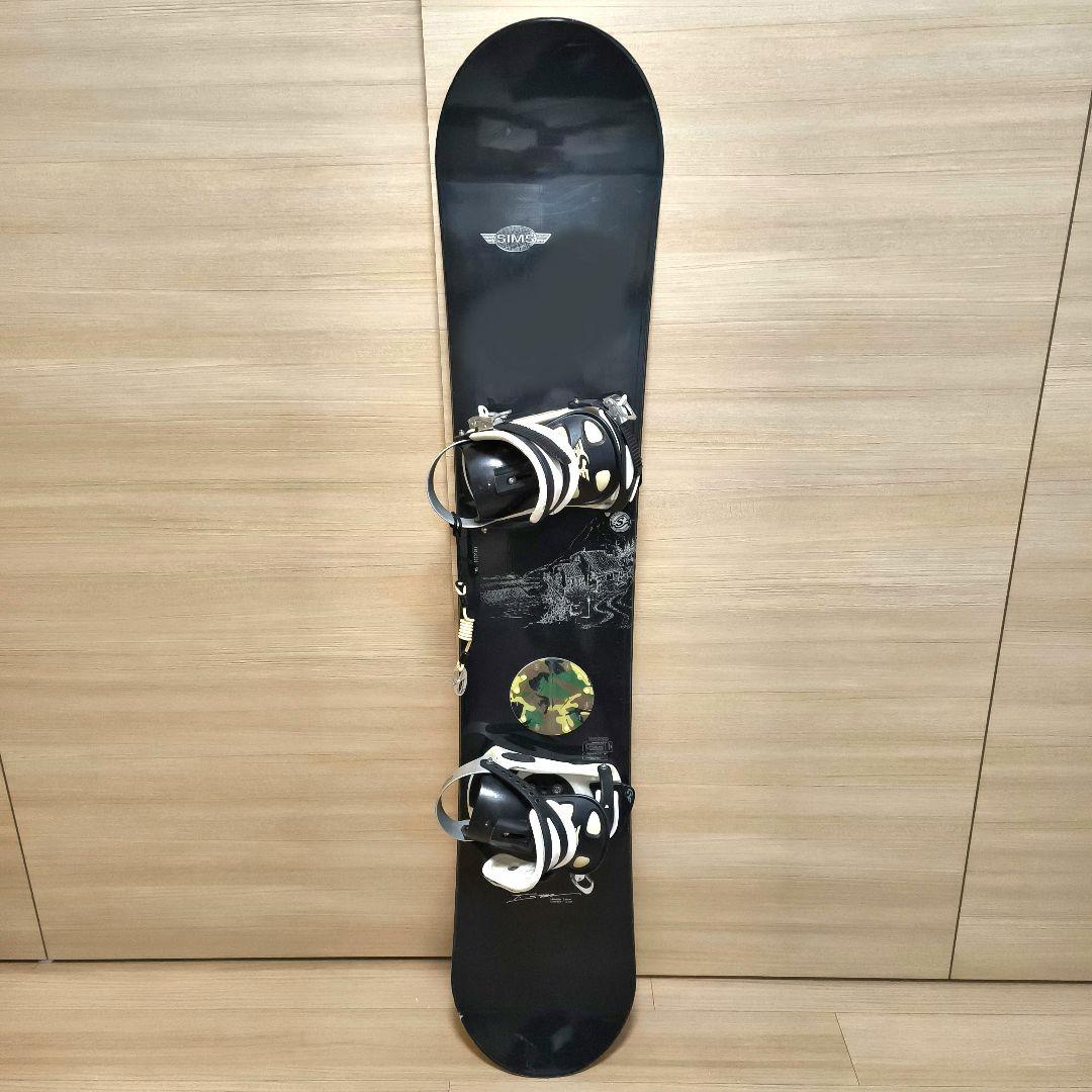 24時間以内発送　SIMS スノーボード　159cm　バインディング