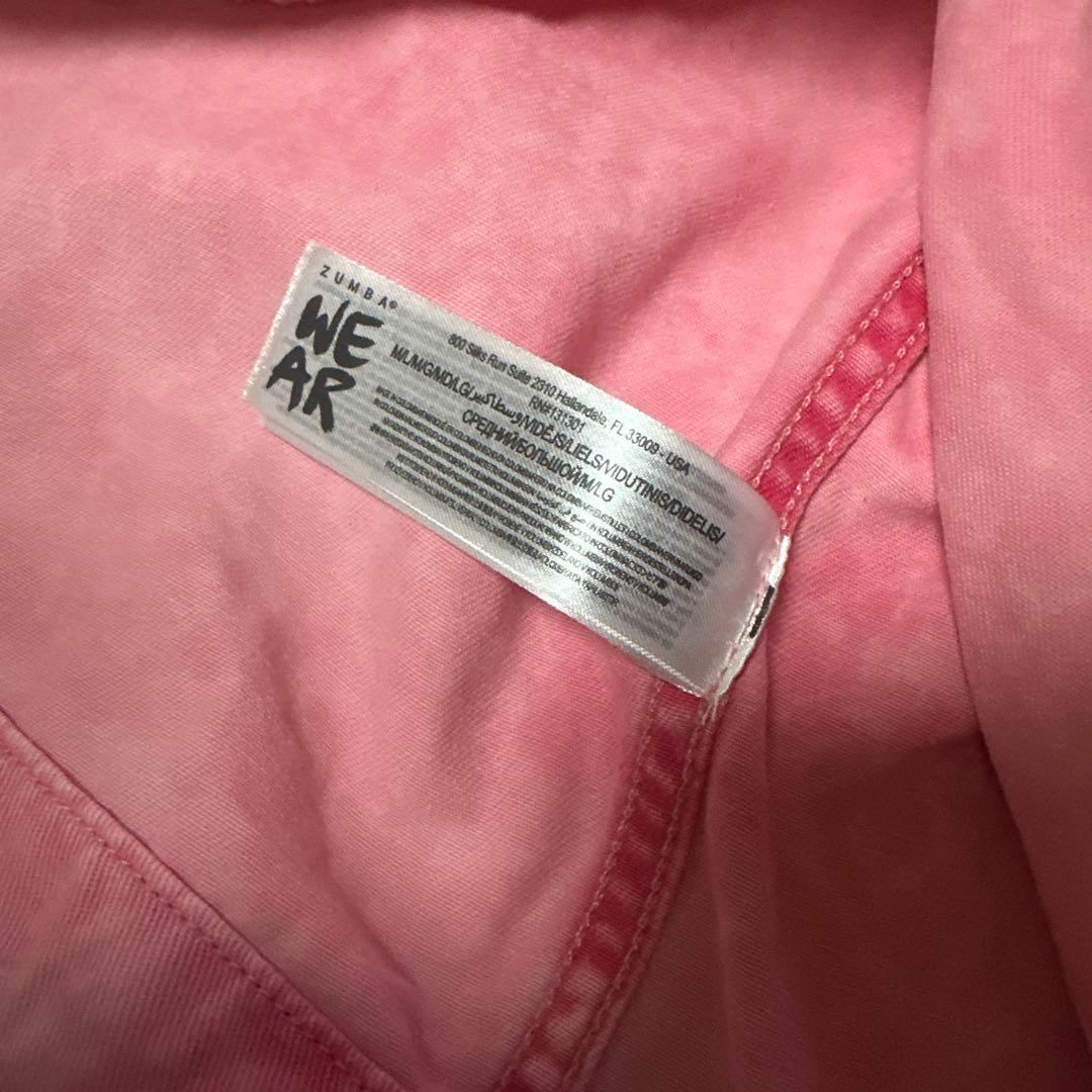 本日お値下げ！ZUMBA シャツ ウォッシュピンク