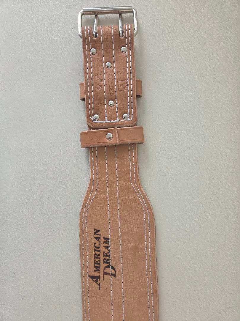 入荷、新品AMERICAN DREAM アメリカンドリームレザー ベルトMサイズ