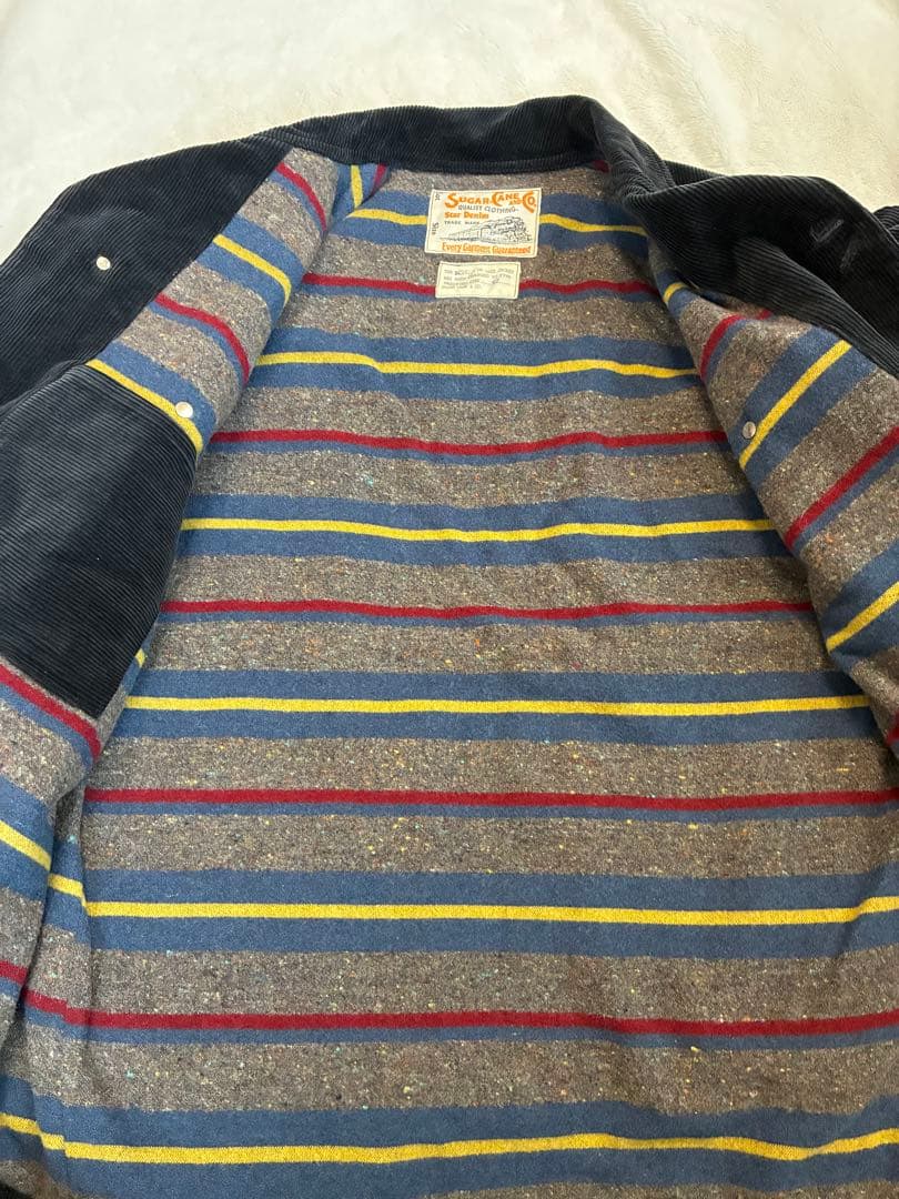 SUGAR CANE シュガーケーン　コーデュロイカバーオール黒40