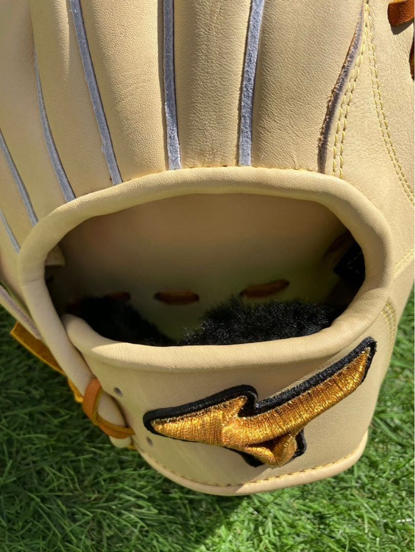 おれんじうさぎ 新品未使用　ミズノプロ　硬式　USキップレザー　内野