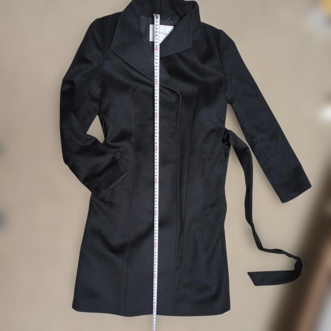 UNTITLED ウール　スタンドカラー ロングコート