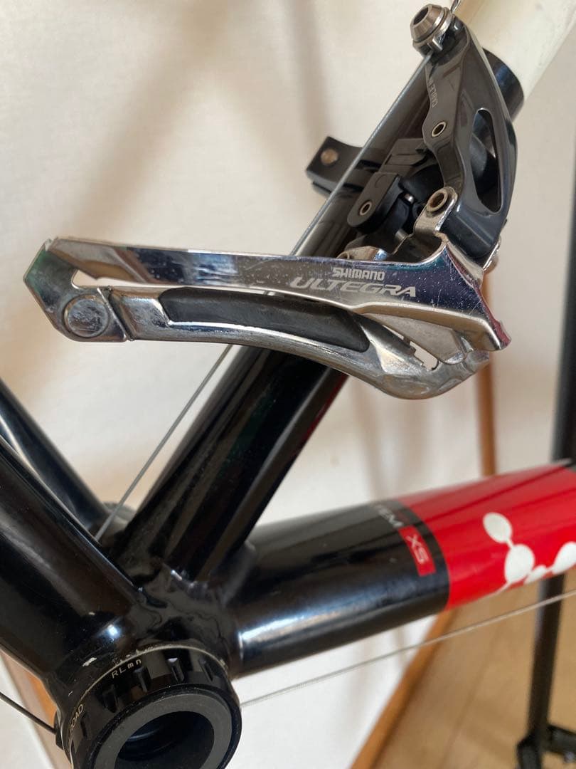 ARGON18 ロードバイクフレーム ブラック/レッド サイズ XS アルテグラ