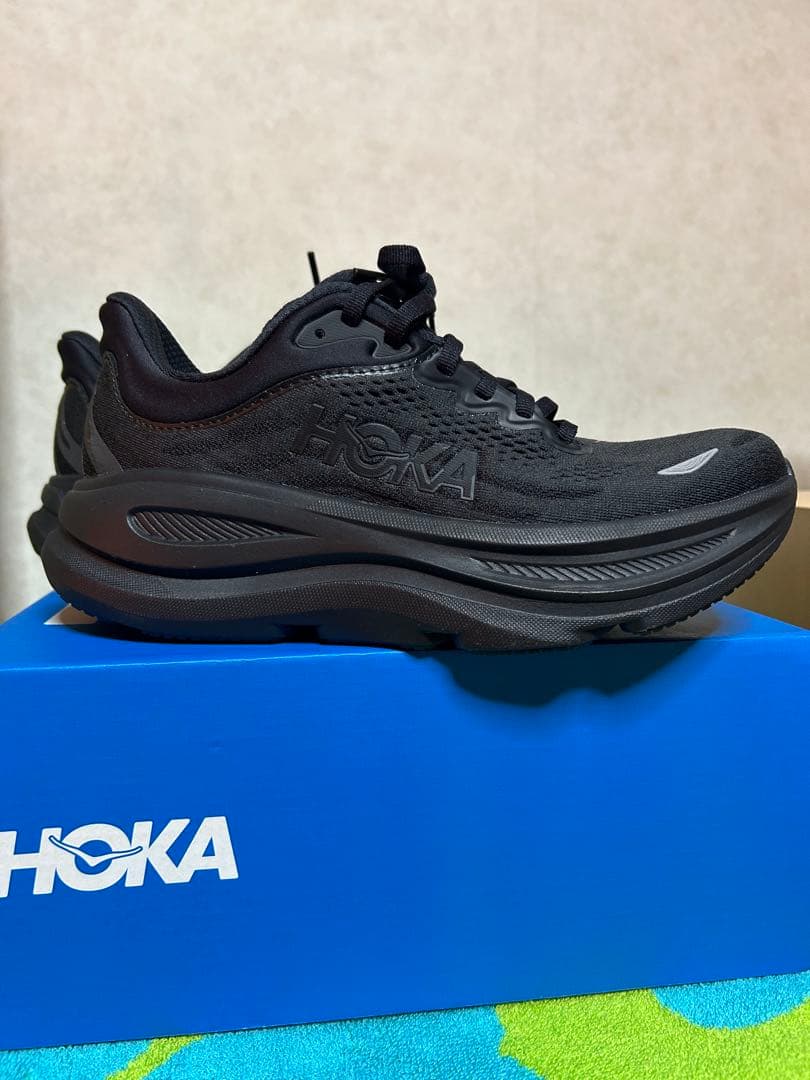 HOKA ホカ　BONDI9 ボンダイ9 ブラック　24.0センチ