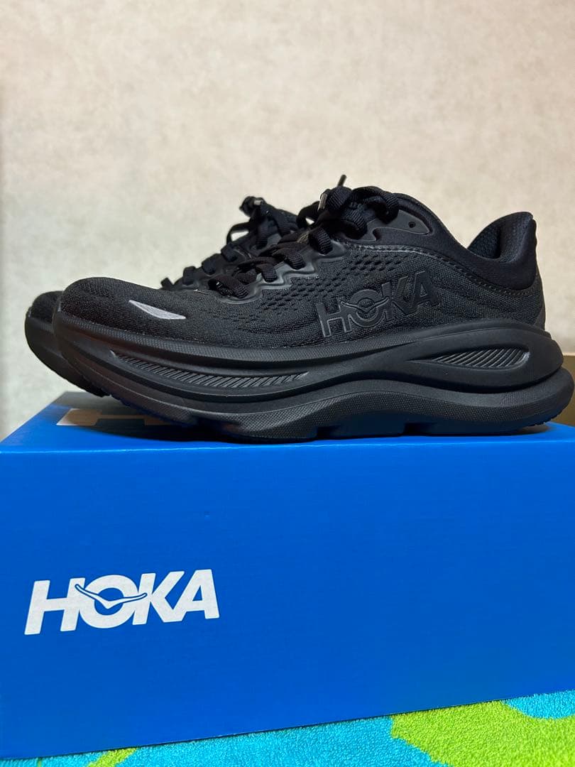 HOKA ホカ　BONDI9 ボンダイ9 ブラック　24.0センチ