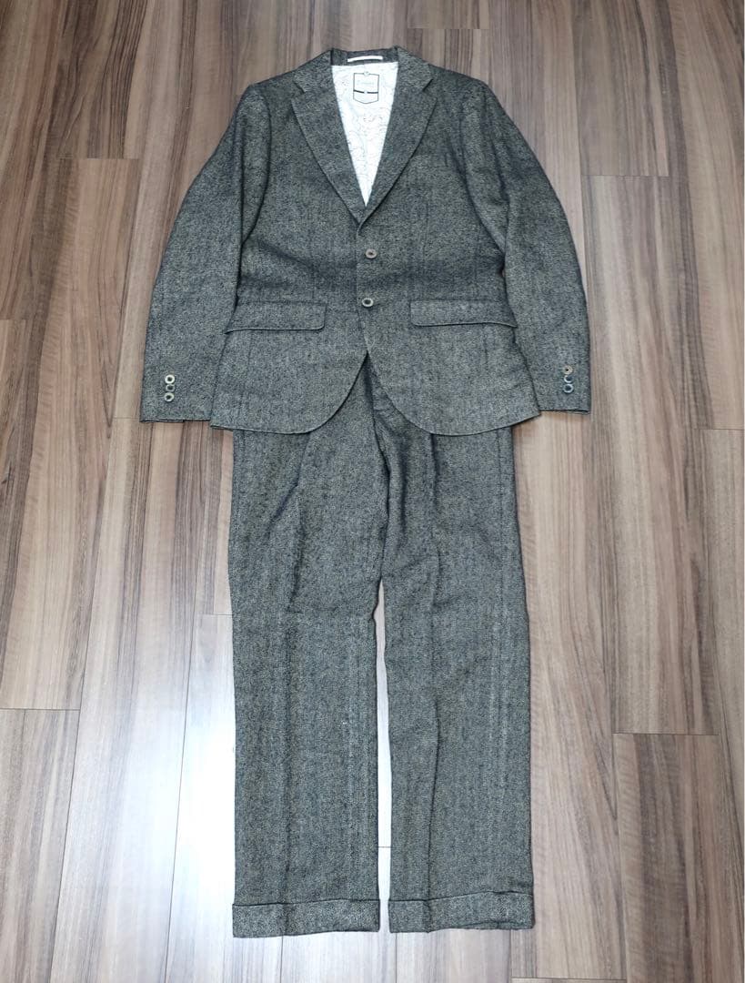 美品 HRM ハリスツイード スーツ