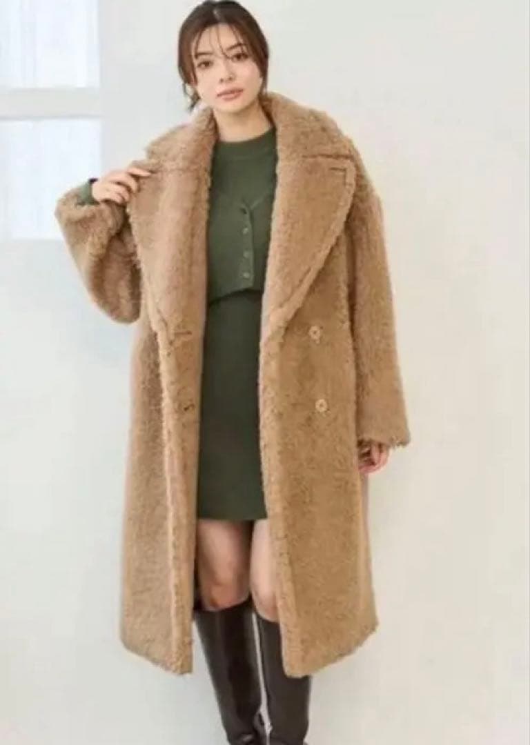 snidel ロングコート ベージュ