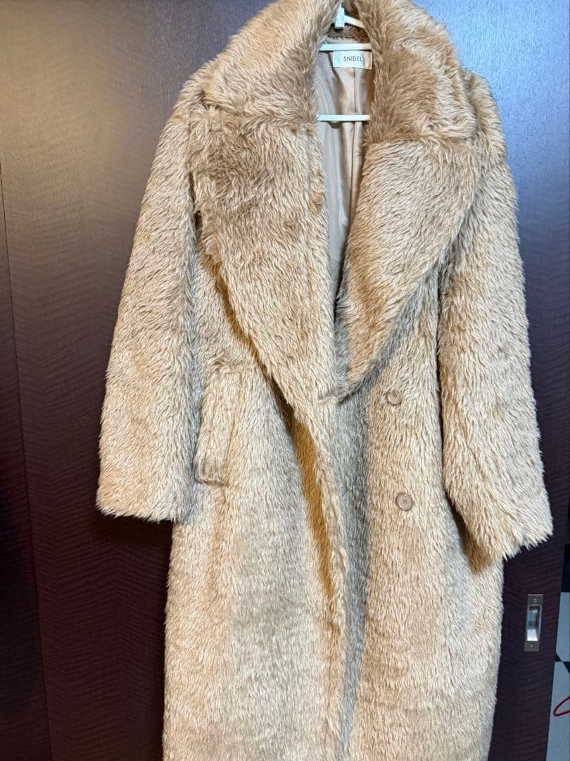 snidel ロングコート ベージュ