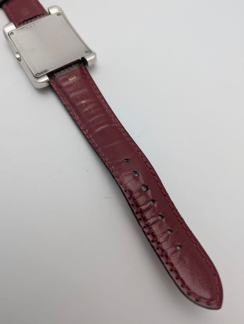 CELINE セリーヌ キャレカフ レディース腕時計 スクエア 稼働品