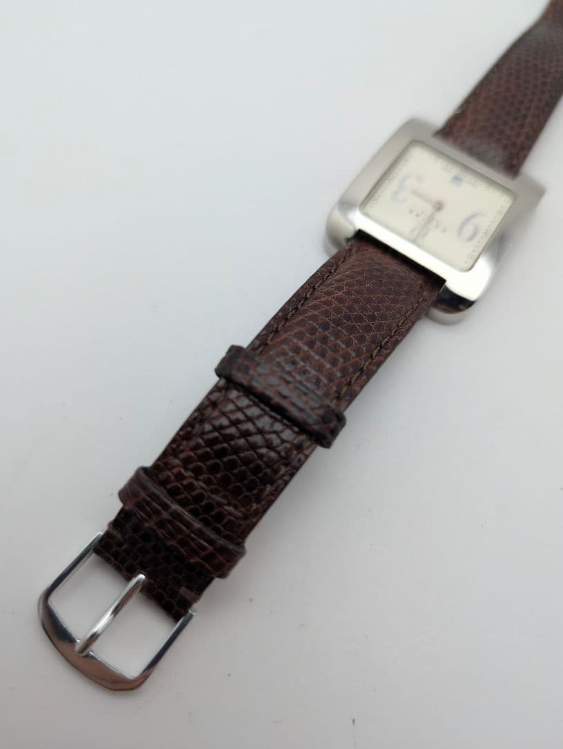 CELINE セリーヌ キャレカフ レディース腕時計 スクエア 稼働品