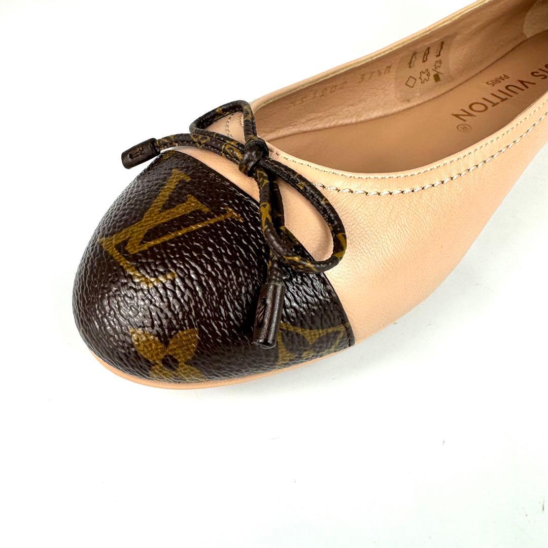 【ちー】ルイヴィトン　ポピ・ライン　パンプス　モノグラム　37 1/2