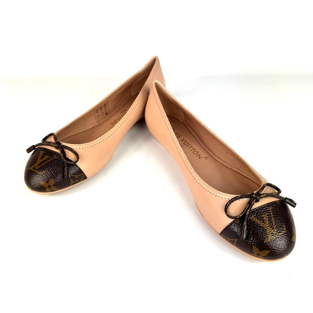 【ちー】ルイヴィトン　ポピ・ライン　パンプス　モノグラム　37 1/2