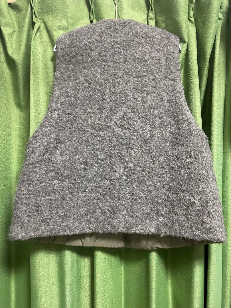 hyke ハイク　アストラカンベスト　ボアベスト　キルティングベスト