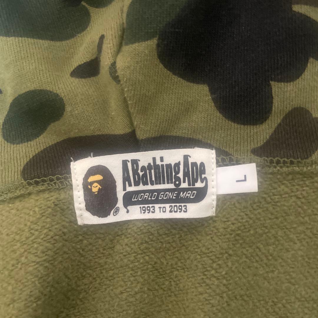 アベイシングエイプ ジップパーカー Lサイズ