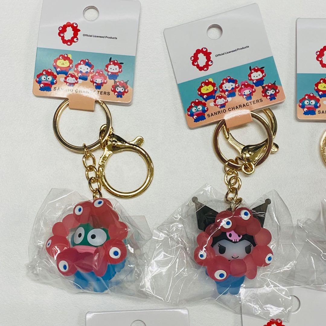 サンリオキャラクター ミャクミャク キーホルダー クリア7個セットコンプリート