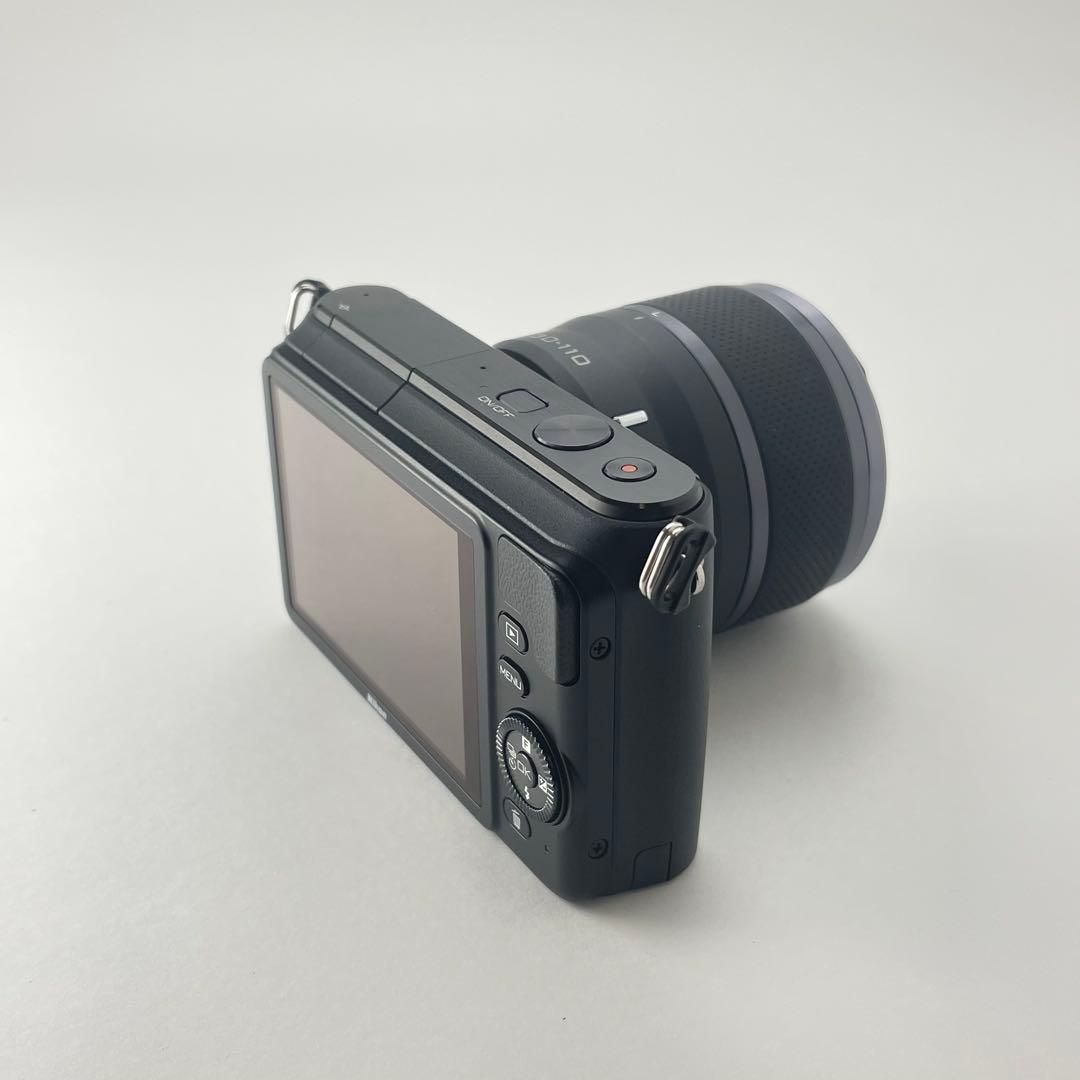 【極上美品・返品保証】Nikon1 S1ブラック 標準レンズキット
