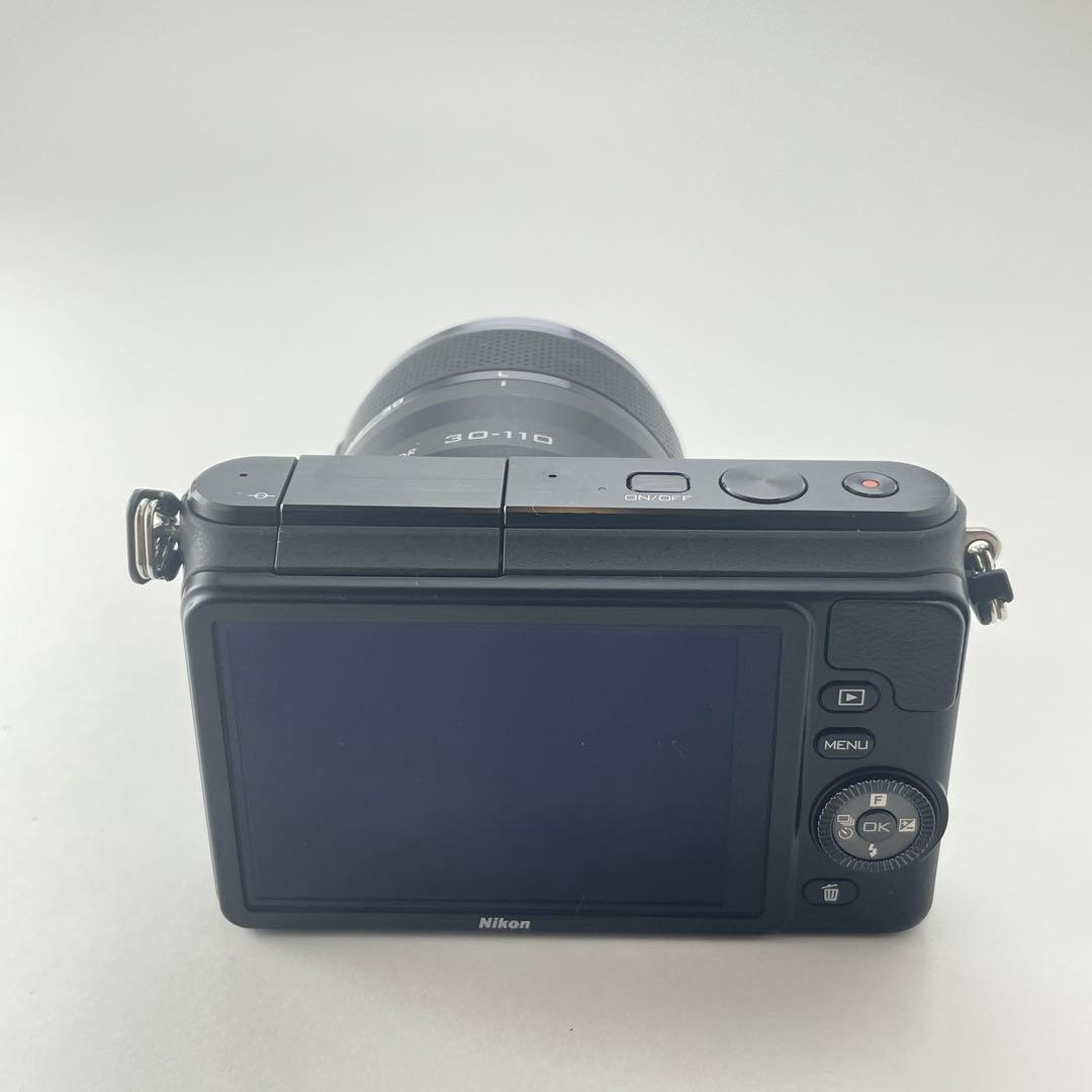 【極上美品・返品保証】Nikon1 S1ブラック 標準レンズキット