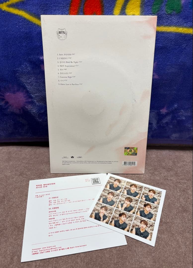 BTS 直筆サイン入り　アルバム　花様年華PT.1 ピンクver.