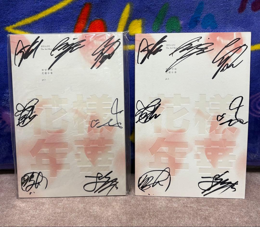 BTS 直筆サイン入り　アルバム　花様年華PT.1 ピンクver.