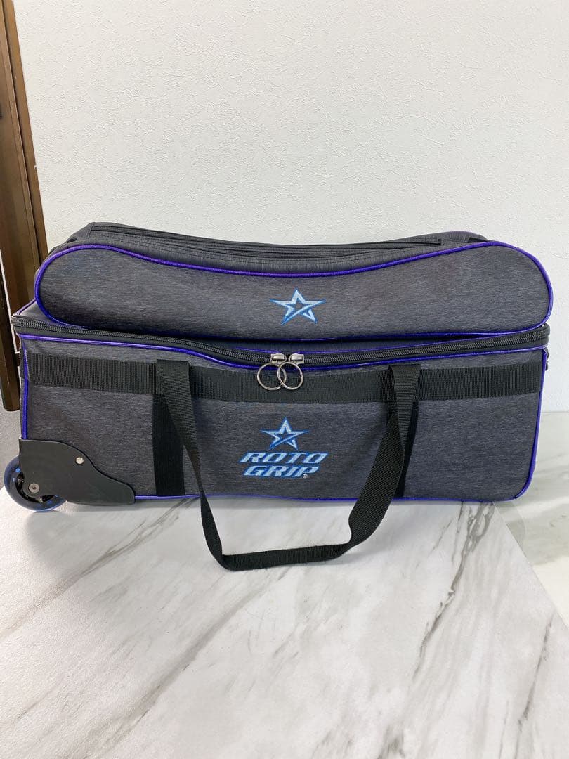 ＃ROTOGRIP ボウリングボール 3個 キャリーバッグ　タイヤローラー付き