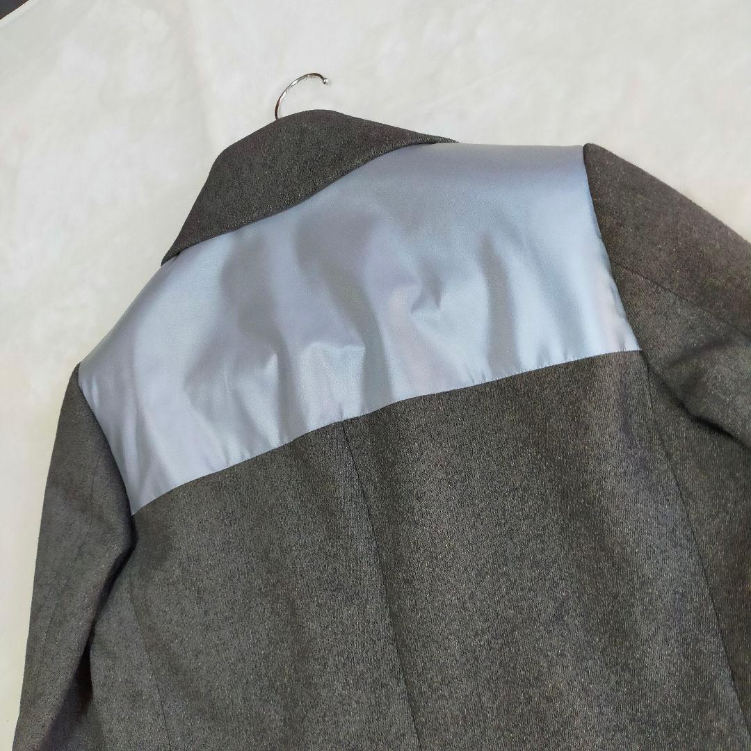 Paul Smith　異素材ドッキング　ダブルブレストロングチェスターコート