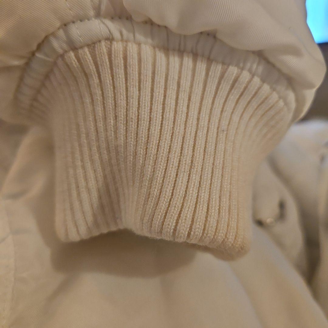 MAISON SPECIAL ホワイト MA-1ジャケット　アーム取り外し可能